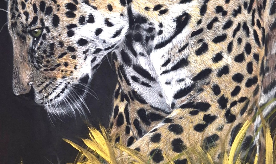 Detail 2 of Through Golden Grass by Deimante Bruzguliene