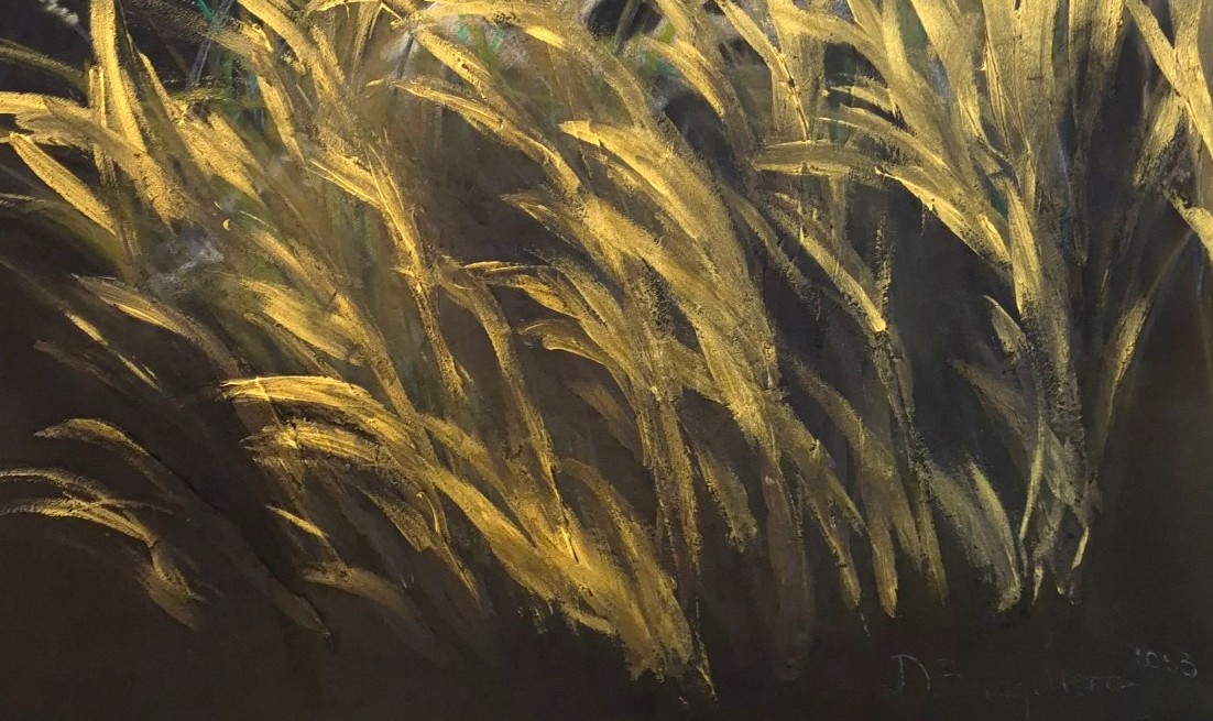 Detail 3 of Through Golden Grass by Deimante Bruzguliene